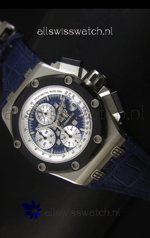 Audemars Piguet Royal Oak Offshore Rubens Barrichello Titanium Blue - 1:1 Mirror Replica