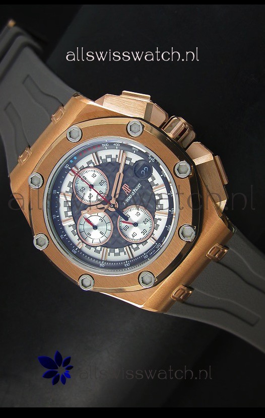 Audemars Piguet Royal Oak Offshore Michael Schumacher Quartz Movement in Rose Gold