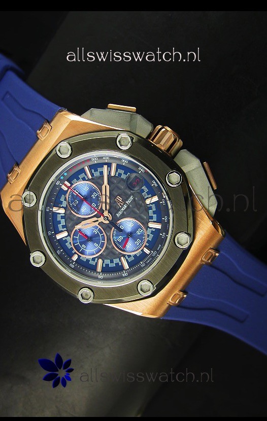 Audemars Piguet Royal Oak Offshore Michael Schumacher Rose Gold Ceramic Bezel