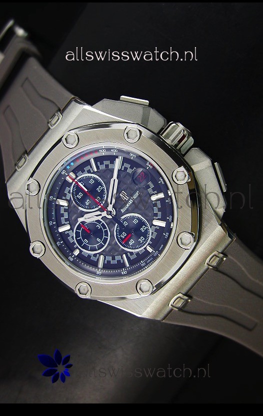 Audemars Piguet Royal Oak Offshore Michael Schumacher Quartz Movement Watch in Grey 