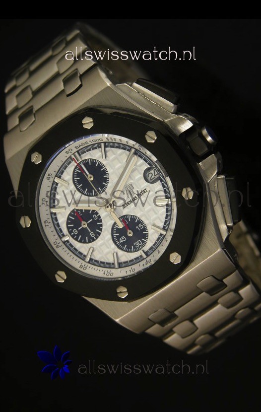 Audemars Piguet Royal Oak Offshore Watch in White Dial - Steel Case