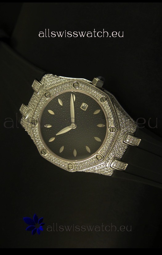 Audemars Piguet Royal Oak Ladies Watch in Black 