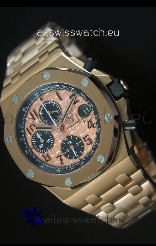 Audemars Piguet Royal Oak Offshore THEMES Pink Gold Casing 