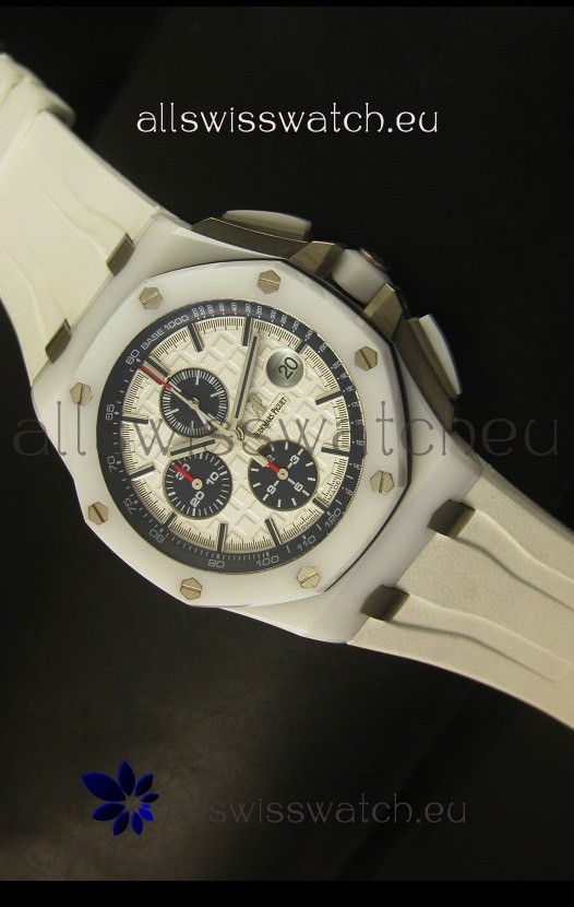 Audemars Piguet Royal Oak Offshore White Ceramic 1:1 Mirror Ultimate Edition