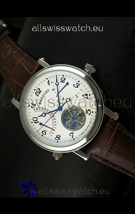 Breguet Retrograde Day/Date Japanese Automatic Watch with Tourbillon