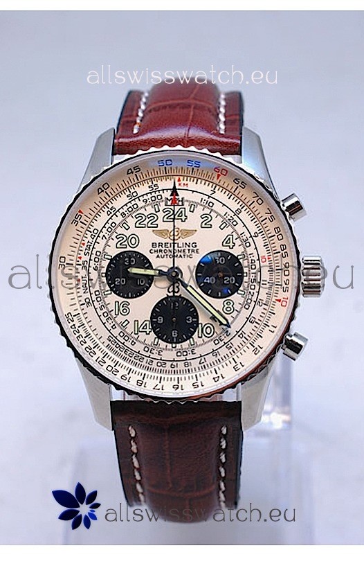 Breitling Navitimer Cosmonaute Swiss Replica Watch Steel Case