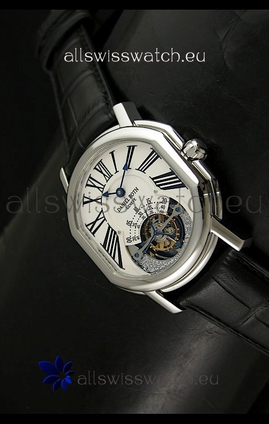 Daniel Roth Daniel Roth Tourbillon Swiss Watch in White Dial