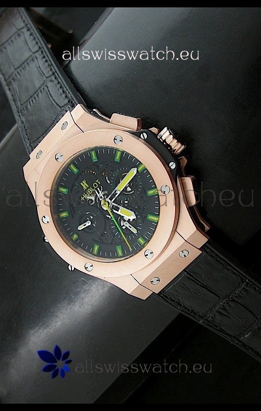 Hublot Big Bang Niemeyer Pink Gold Swiss Watch 
