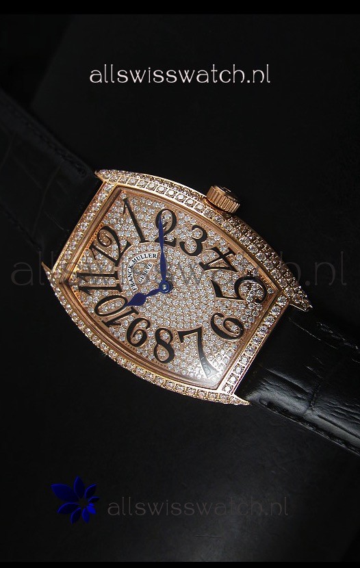 Franck Muller Master of Complications Casablanca Ladies Watch in Rose Gold Case 
