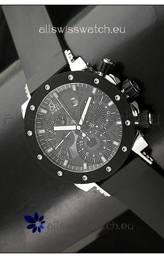 Jacob and Co EPIC II Swiss Watch in Black