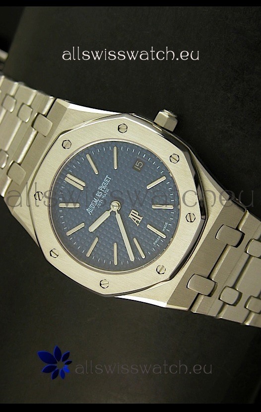 Audemars Piguet Royal Oak Ultra Thin Swiss Replica Watch in Blue Dial