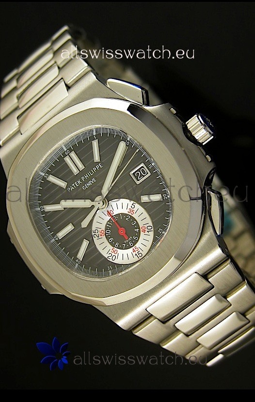 Patek Philippe Nautilus 5980 Chronograph Swiss Replica Watch - 1:1 Mirror Replica