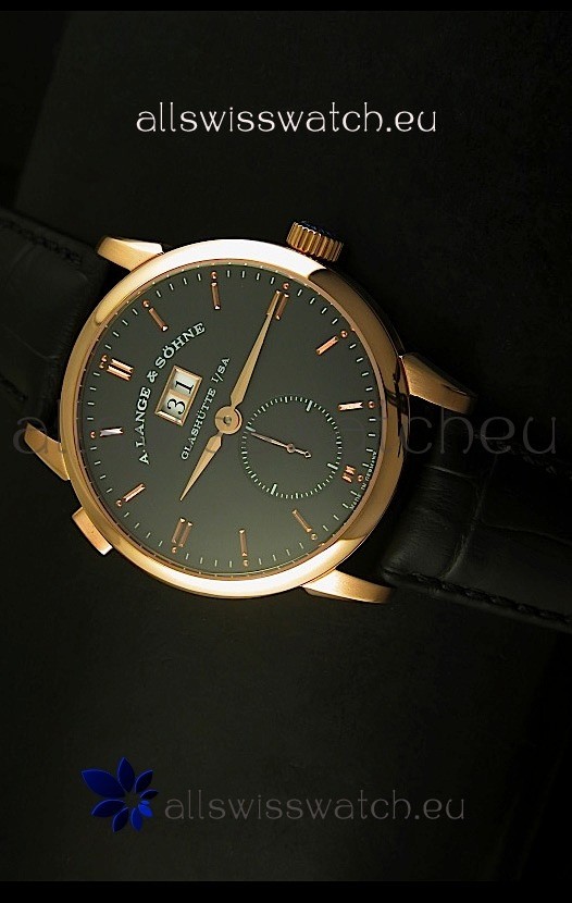 A.Lange & Sohne Reguliert Manual Handwind Watch in Pink Gold Case