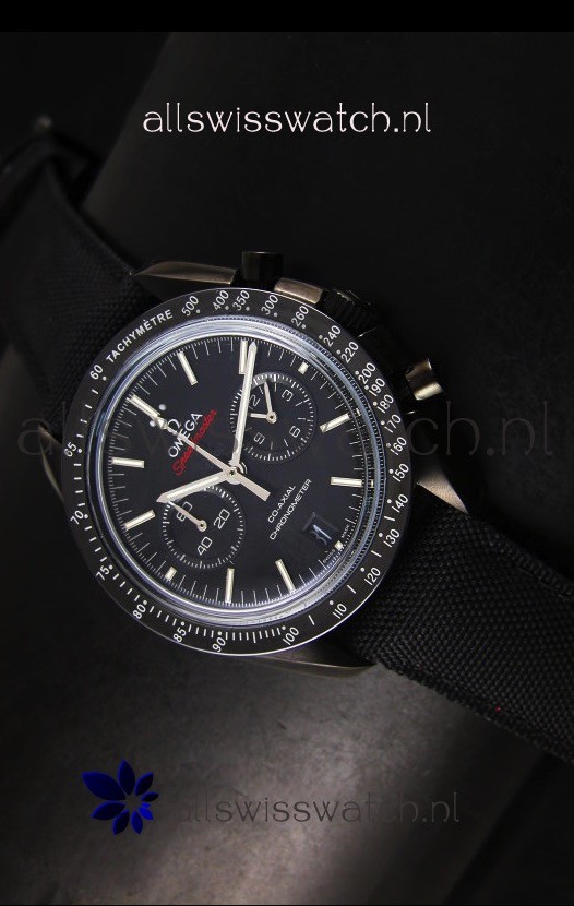 Omega Speedmaster Moon Watch Co-Axial Japanese Replica Watch Black Case Watch