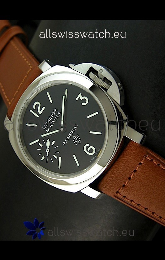 Panerai Luminor PAM318 Swiss Replica Watch in Black Dial