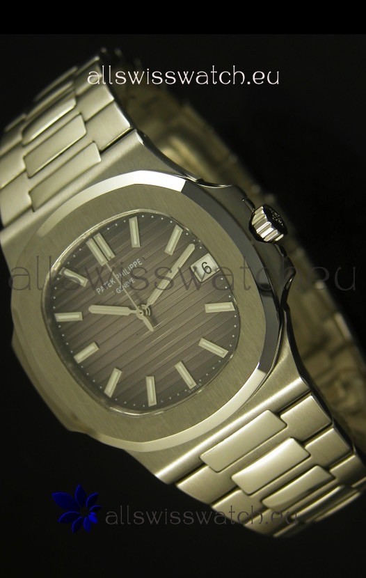 Patek Philippe Nautilus 5711 Jumbo Swiss Watch Grey - 1:1 Ultimate Mirror Replica