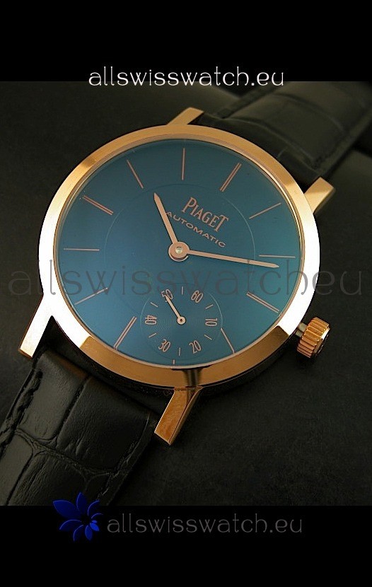 Piaget Altiplano Swiss Manual Winding Replica Watch in Black Dial