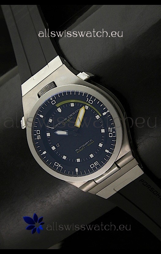 Porsche Design Diver Swiss Titanium Watch in Black Dial - Ultimate Mirror Replica