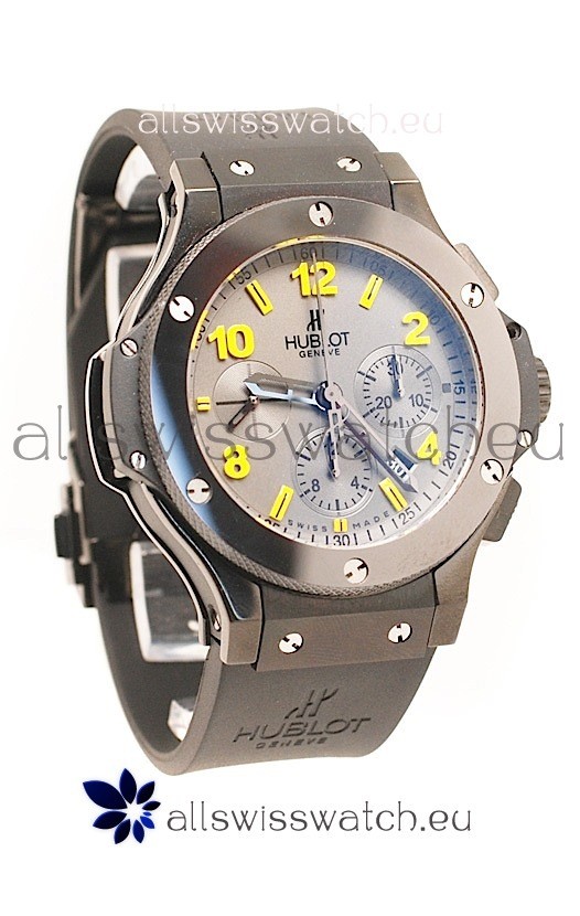 The Limited Edition Hublot Selfridges X Big Bang Chronograph 100th Anniversary Ceramic Swiss Watch - 1:1 Mirror Replica Watch