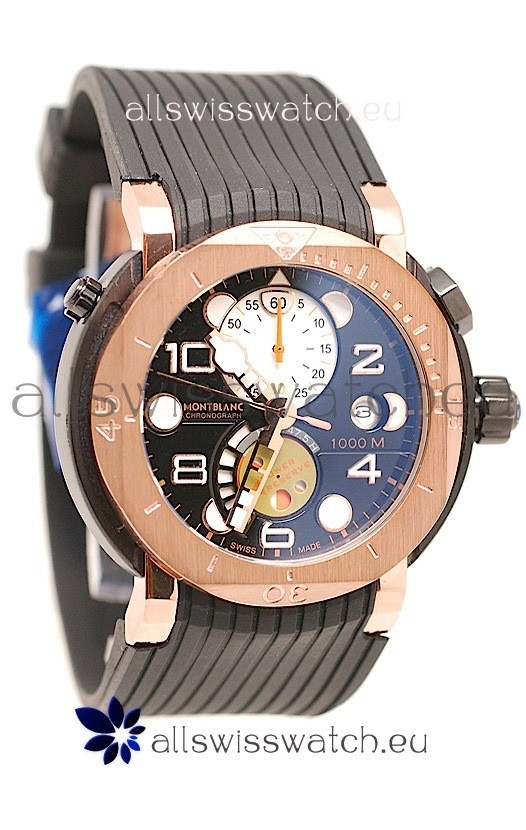 Mont Blanc Sports Chronograph Japanese Watch