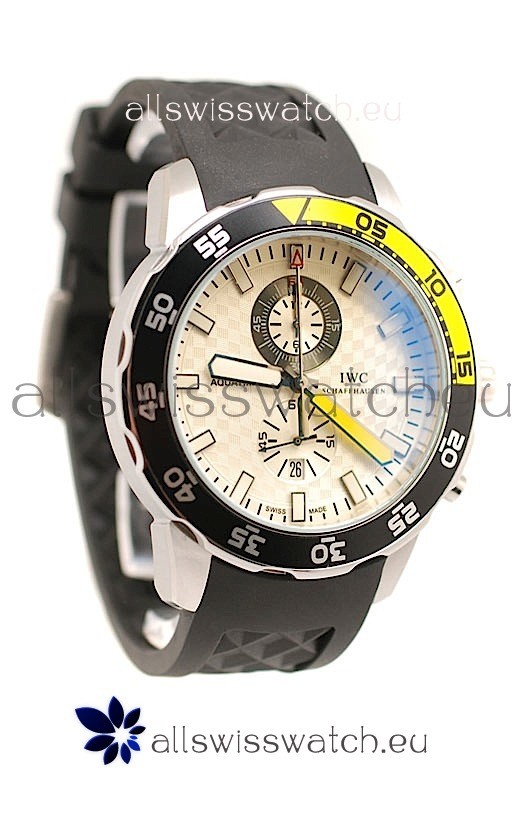 IWC Aquatimer Japanese Replica Watch in White Dial