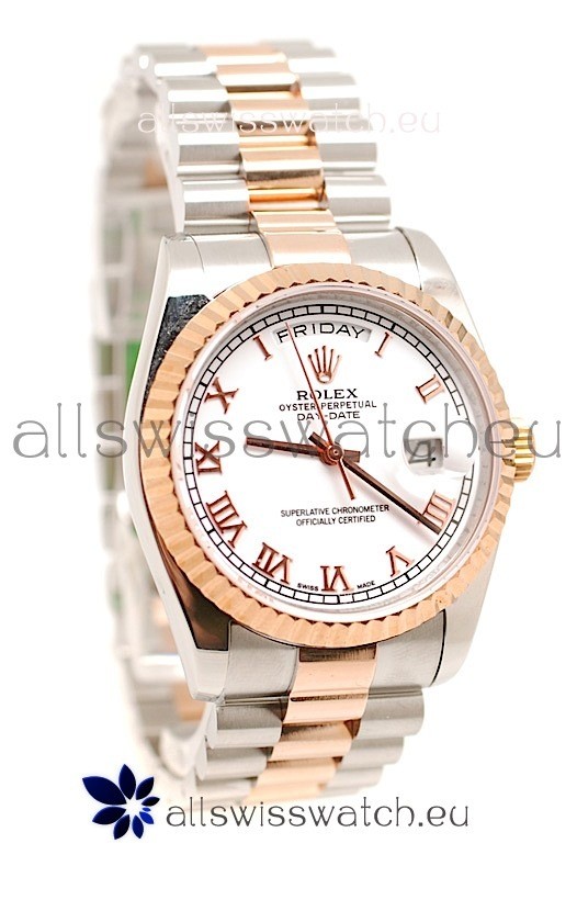 Rolex Day Date Two Tone Japanese Replica Watch