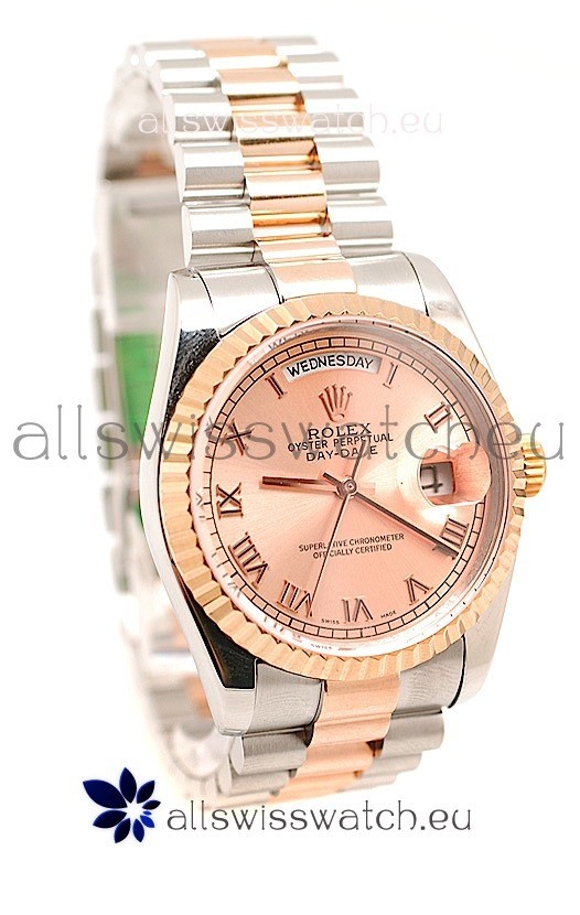 Rolex Day Date Two Tone Japanese Replica Watch