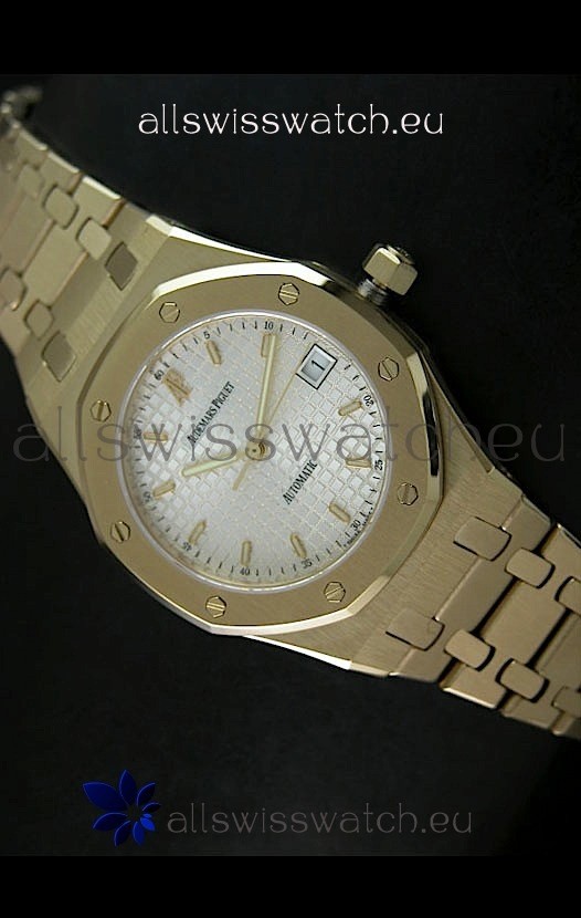 Audemars Piguet Royal Oak Swiss Watch Gold Plating - MIRROR REPLICA