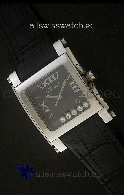 Chopard Happy Sport Swiss Replica Watch in Black Dial