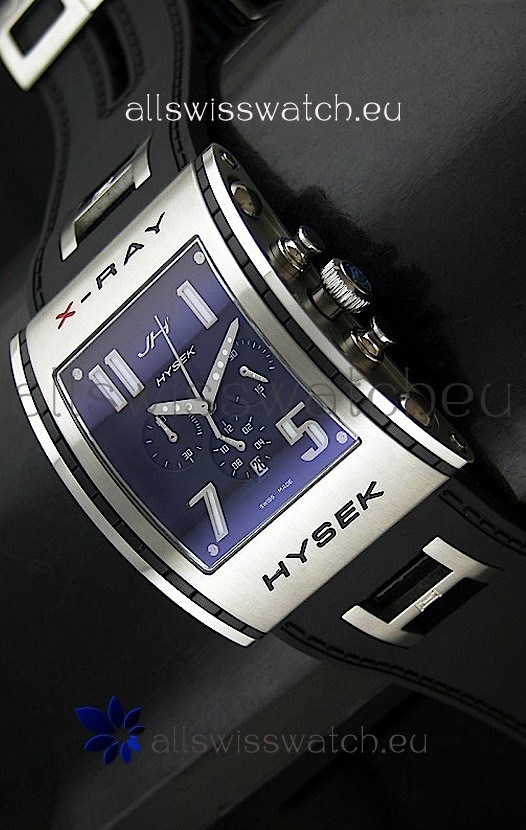 Jorg Hysek X- Ray Japanese Replica Watch in Blue Dial