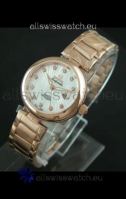 Omega Deville Ladymatic Co-Axial Chronometer Swiss Replica Watch