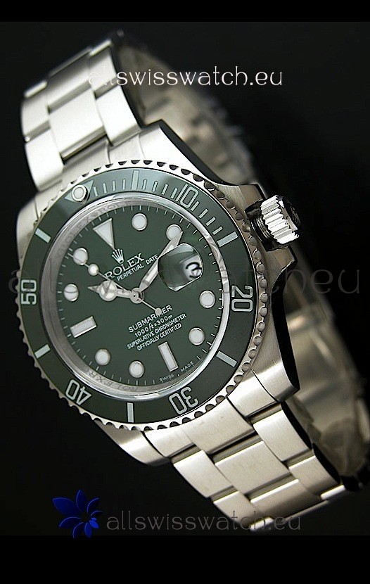 Rolex Submariner Swiss Replica Watch in Stainless Steel - Super Luminous Markers