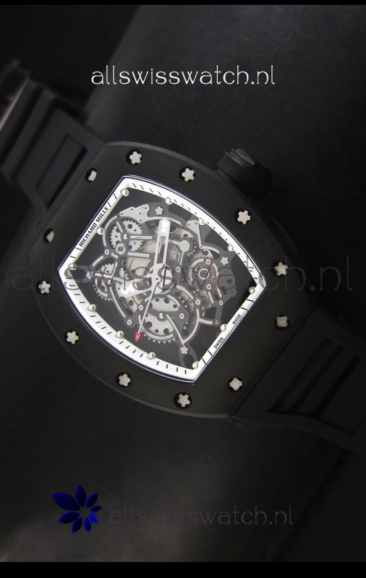 Richard Mille RM055 Bubba Watson Swiss Replica Watch in White Indexes