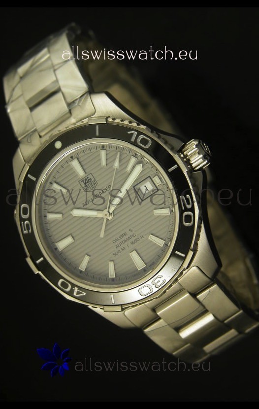 Tag Heuer Aquaracer Calibre 5 Grey Dial Swiss Watch - 1:1 Mirror Edition