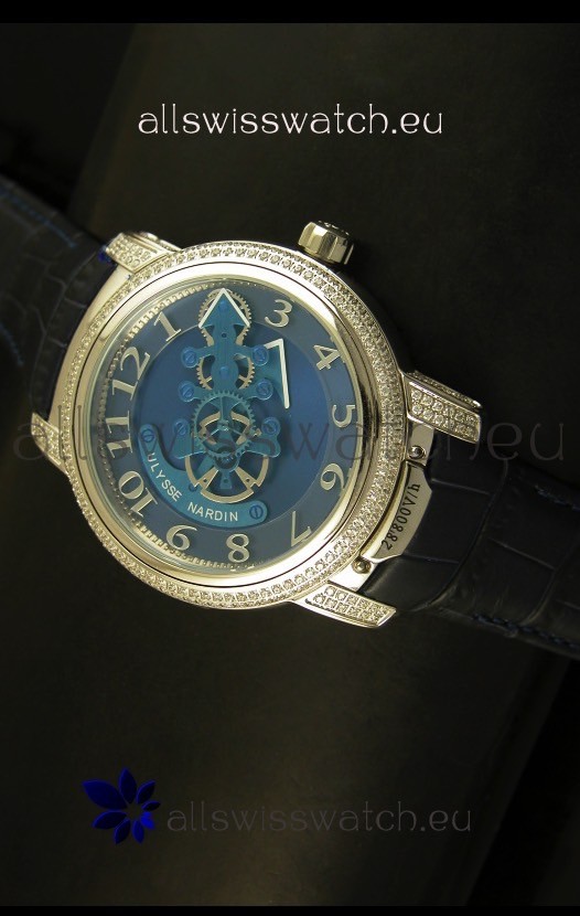 Ulysse Nardin Dual Escapement Japanese Watch in Blue & Black Dial