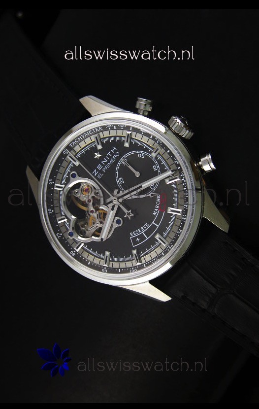 Zenith El Primero Chronomaster Handwind Power Reserve 42MM Replica Watch Grey Dial