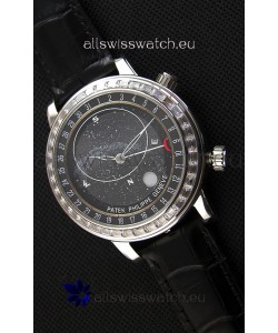 Patek Philippe Grand Complication 6102P Celestial Moon Age Grey Dial Swiss Replica Watch 