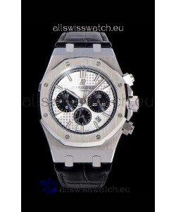 Audemars Piguet Royal Oak Chronograph White Dial 904L Steel 1:1 Mirror Replica