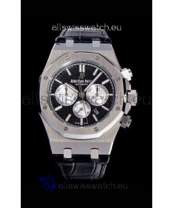 Audemars Piguet Royal Oak Chronograph Black Dial 904L Steel 1:1 Mirror Replica