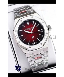 Audemars Piguet Royal Oak Jumbo Extra Thin Edition Watch in Red Dial - 39MM in 904L Steel Case