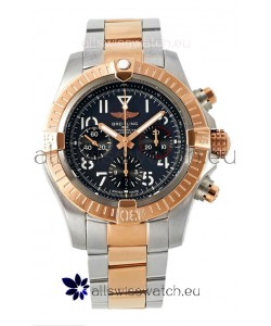 Breitling Avenger B01 Chronograph 45 Two Tone Rose Gold 1:1 Mirror Swiss Replica Watch 