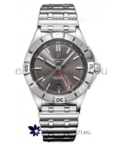 Breitling Chronomat Automatic GMT 40 Grey Dial 1:1 Mirror Swiss Replica Watch 