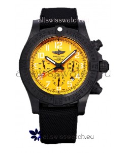 Breitling Avenger Hurricane Chronograph Yellow Dial 1:1 Mirror Swiss Replica Watch 