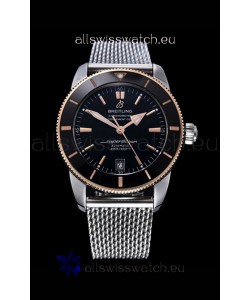 Breitling SuperOcean Heritage II 44MM Black Dial Two Tone 904L Steel 1:1 Mirror Replica