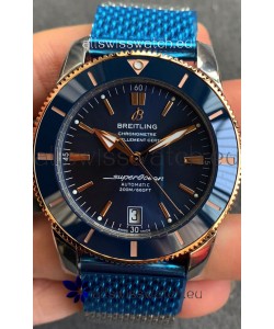 Breitling SuperOcean Heritage II B20 44MM Blue Dial Two Tone Bezel 1:1 Mirror Replica