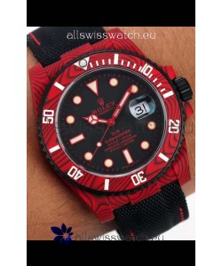 Rolex Submariner DiW Carbon Fiber Edition Swiss Replica Watch - 1:1 Mirror Replica