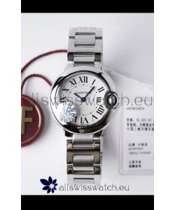 Ballon De Cartier Swiss Quartz 1:1 Mirror Quality 28MM in Steel Casing