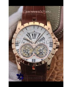 Replica Roger Dubuis Excalibur RDDBEX0249 1:1 Mirror Replica Watch in Rose Gold Casing