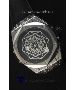 Hublot Big Bang Sang Bleu 45MM Stainless Steel Swiss Replica Watch 