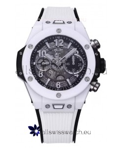 Hublot Big Bang Unico White Ceramic Casing 1:1 Mirror Edition Swiss Replica Watch